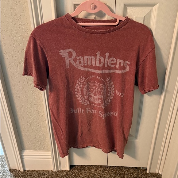 Ramblers Women's Graphic Tee - Rust Red - Picture 3 of 5